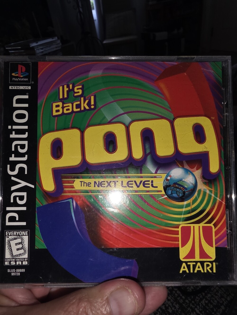 Pong: The Next Level - PlayStation Game (Colorful Cover)